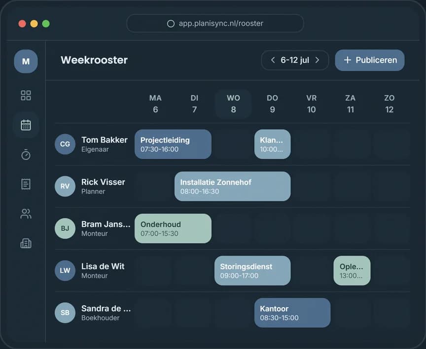 PlaniSync — NL