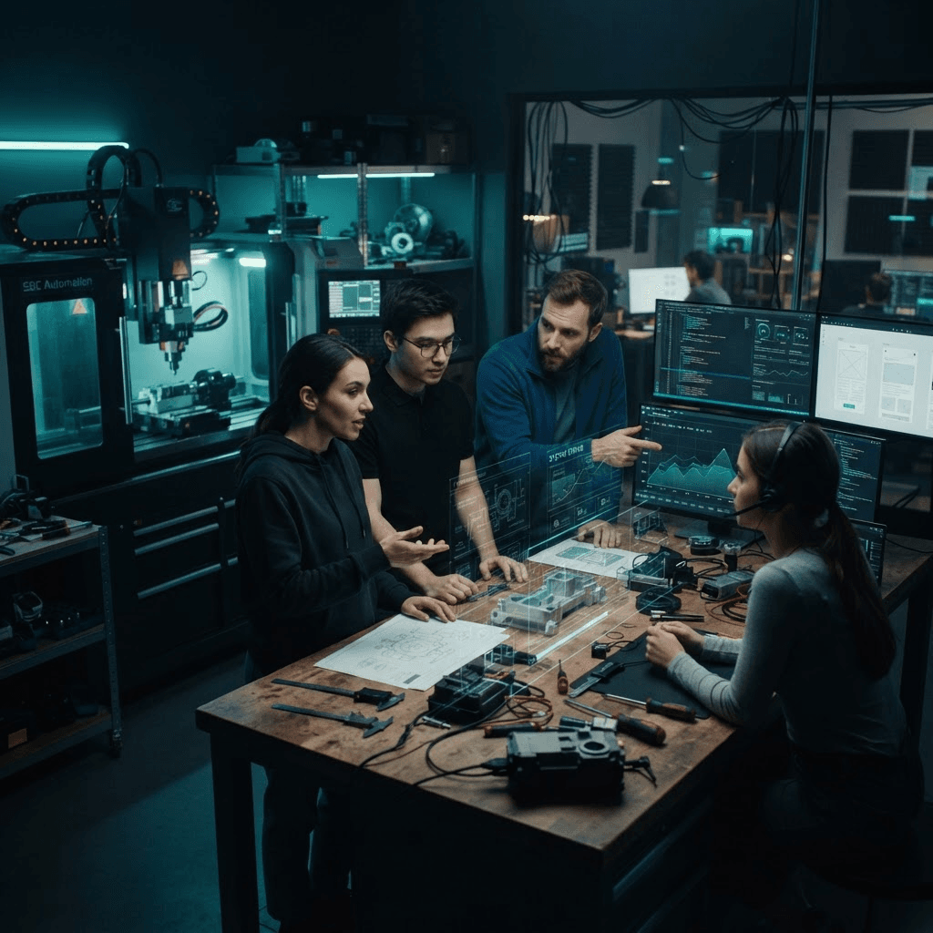 Eén team, van de werkplaats tot het web